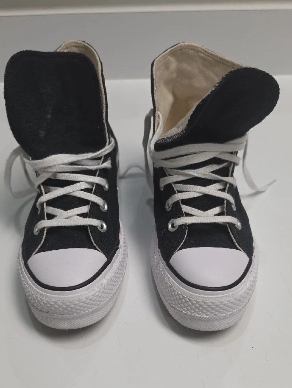 Converse Chuck Taylor All Star Lift High Top Platform Sneakers - Size 6.5 - Picture 2 of 9